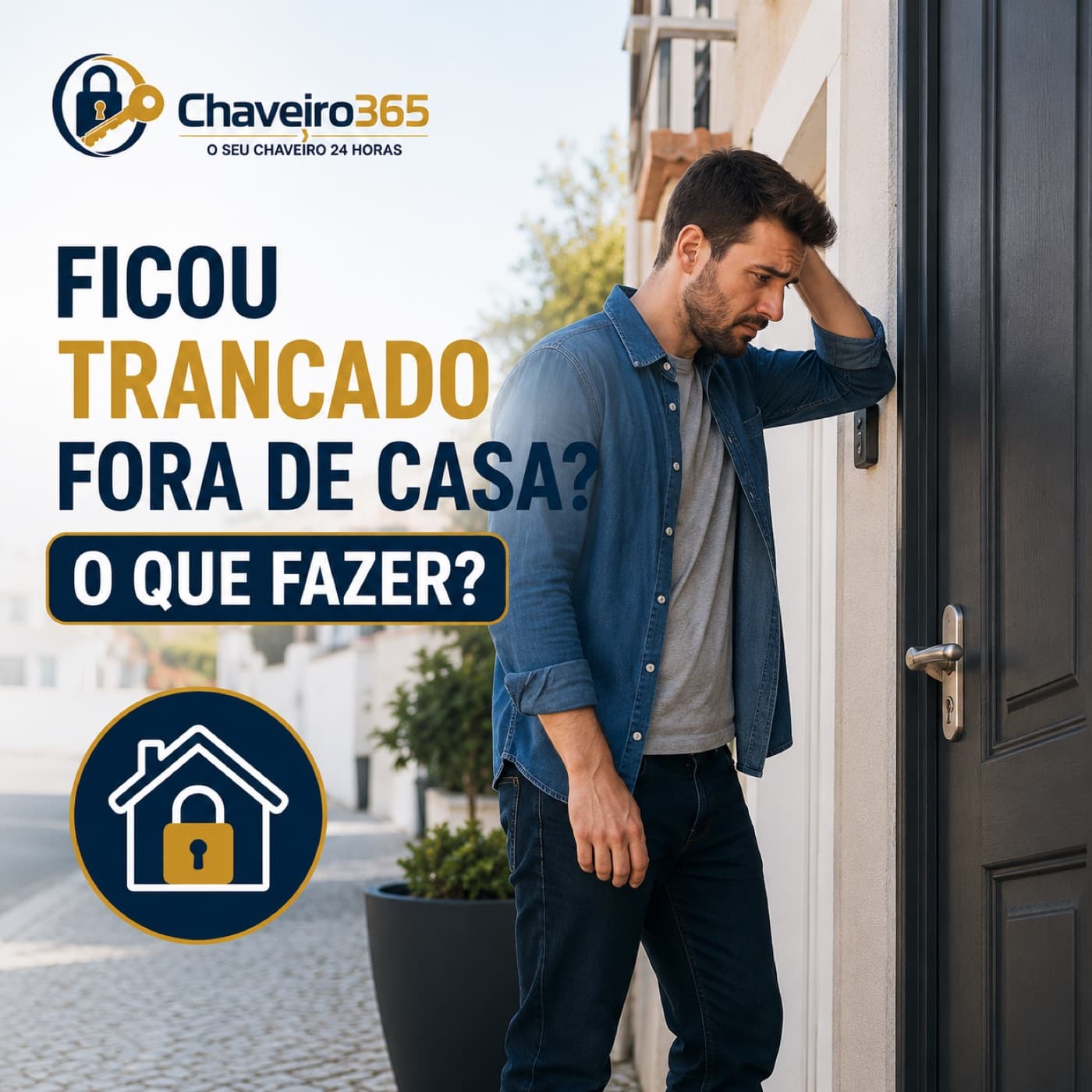 Ficou Trancado Fora de Casa? O Que Fazer?